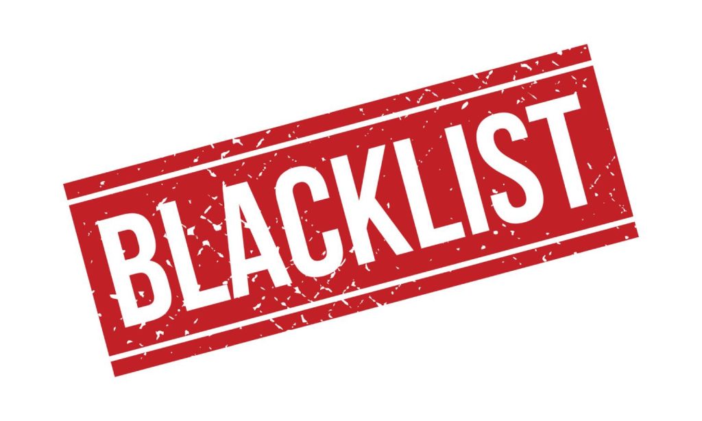 Ilustração de Blacklist