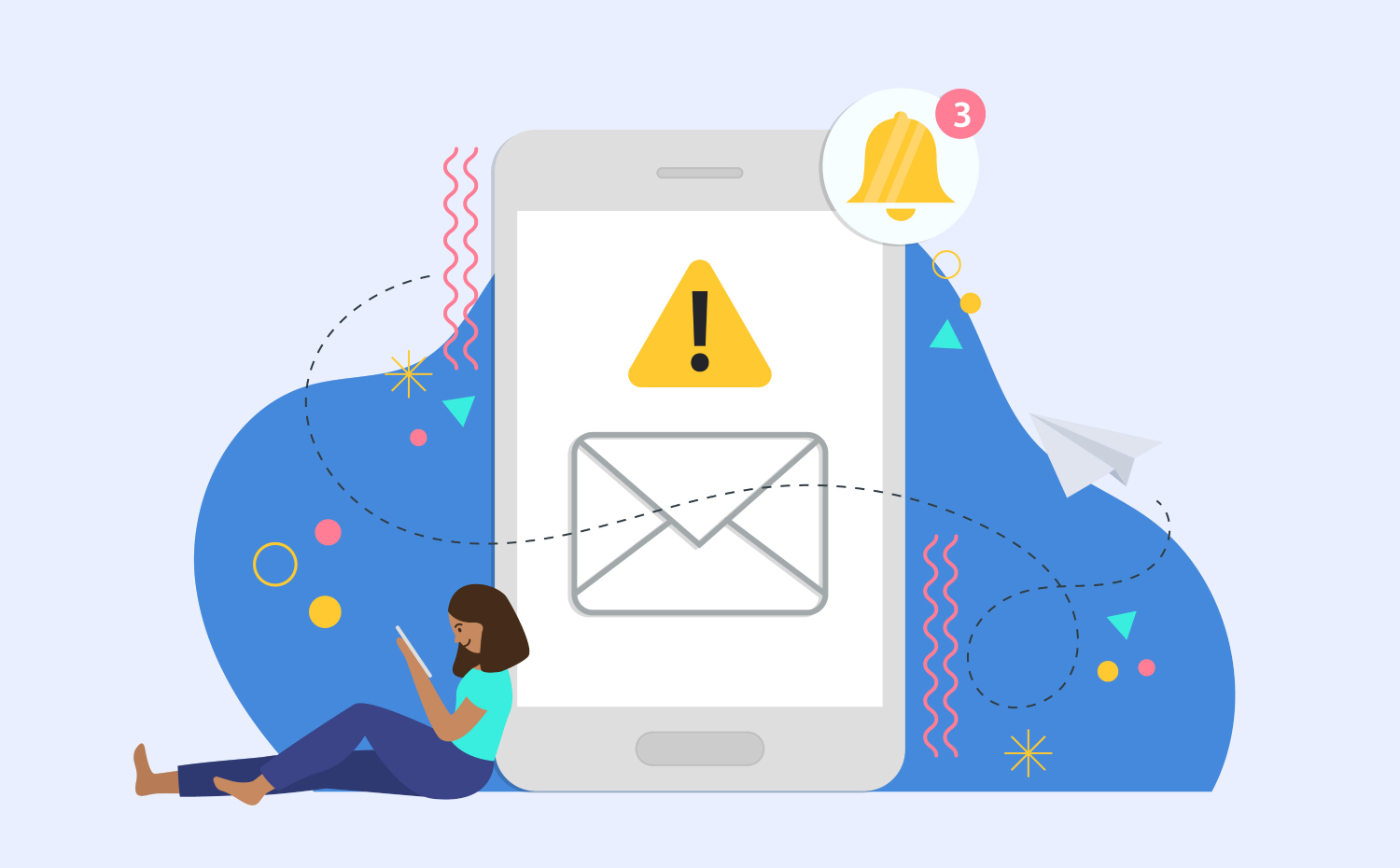 Empresa de segurança usando whatsapp e email
