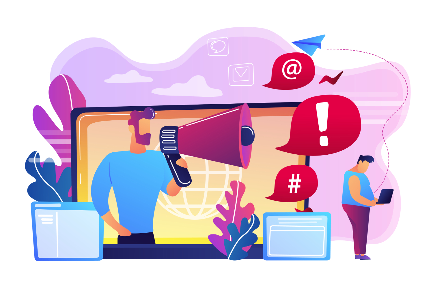 Evento sendo anunciado